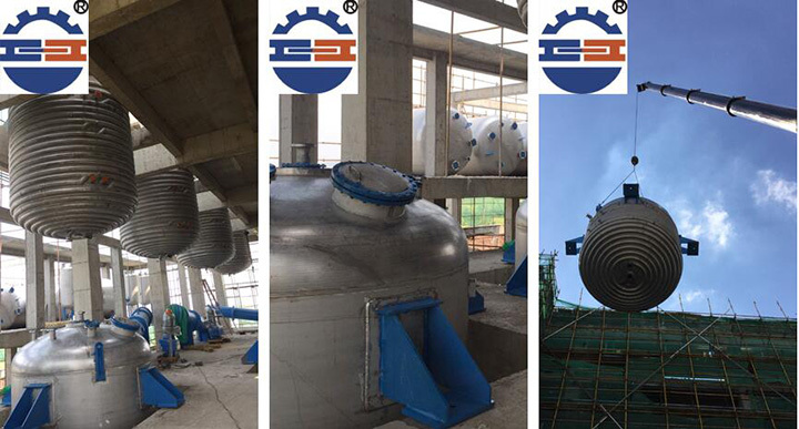 反應釜室外安裝 反應釜室外安裝